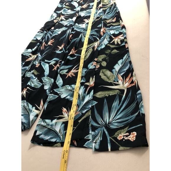 Haute Monde Summer Jumpsuit SM Sleeveless Blue Split Flare Leg Y2K Cottagecore - Picture 11 of 13